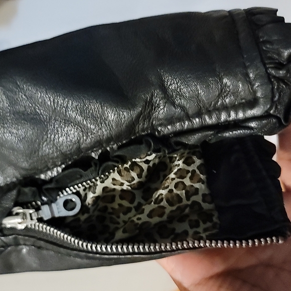 KENNA-T black soft genuine leather jacket Size S - Picture 6 of 10